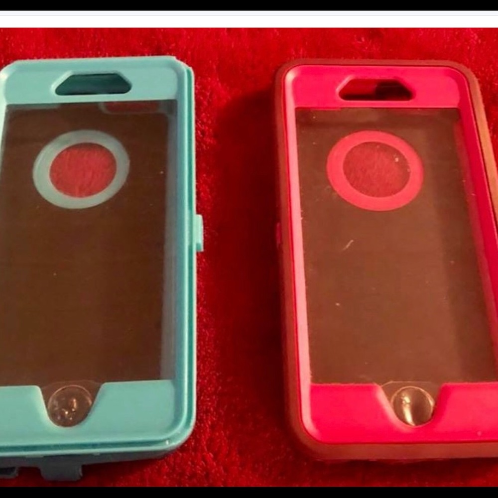 Two iPhone 6 and 6plus otter boxes